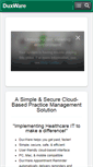 Mobile Screenshot of duxware.com